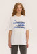 Футболка oversize unisex "ХЕЙТ ЗУПИНЯЄТЬСЯ ТУТ" біла CABANCHI x 10 БЛОГЕРЯТ